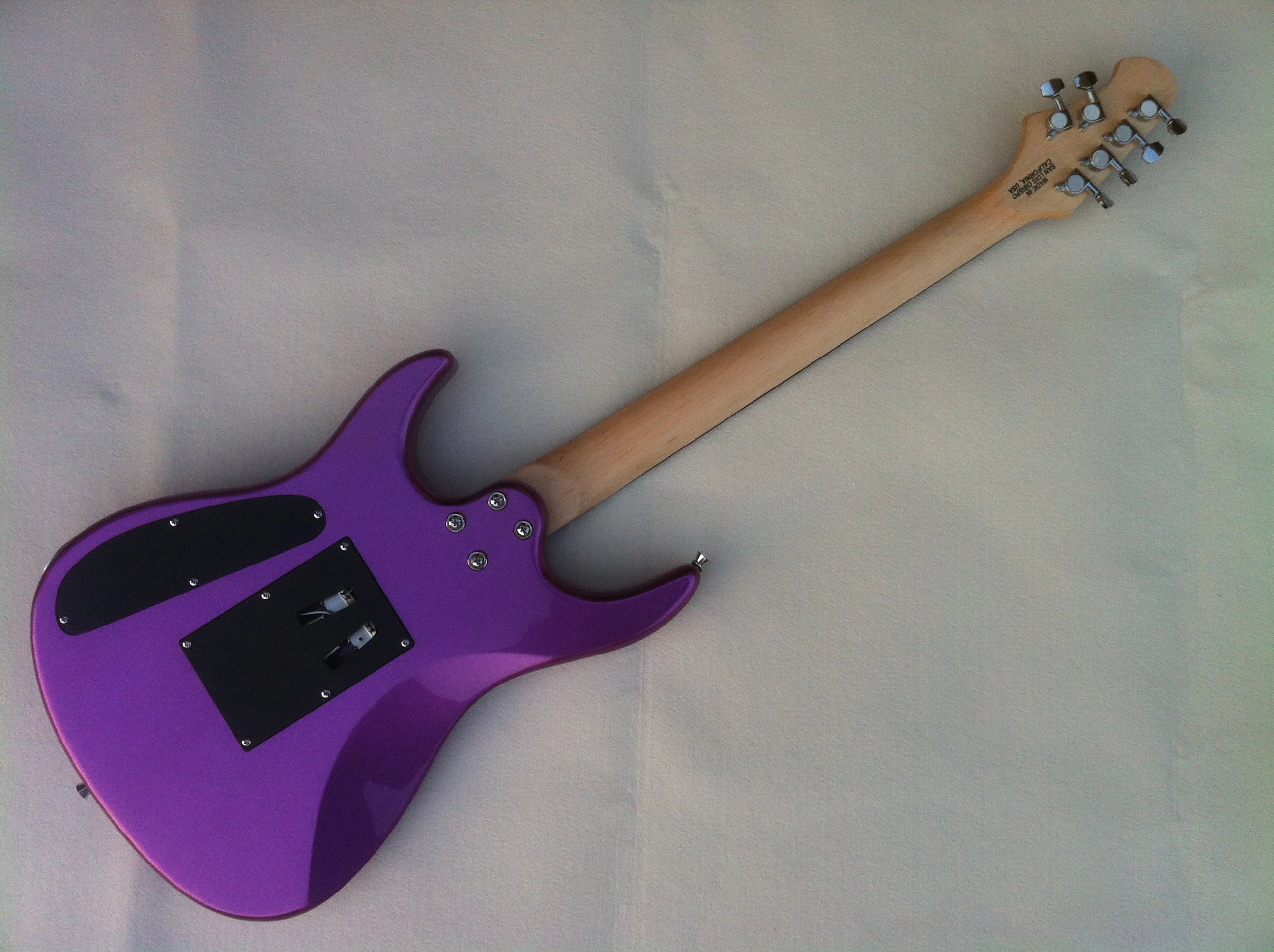 Металлический Фиолетовый Цвет HH звукосниматели гитара тремоло мост болт на