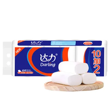 

Soft Toilet Paper Fast Shipping 12PC Rolls Toilet Paper Bulk Rolls Bathroom White Tissue Bathroom Soft Dropshipping ##4