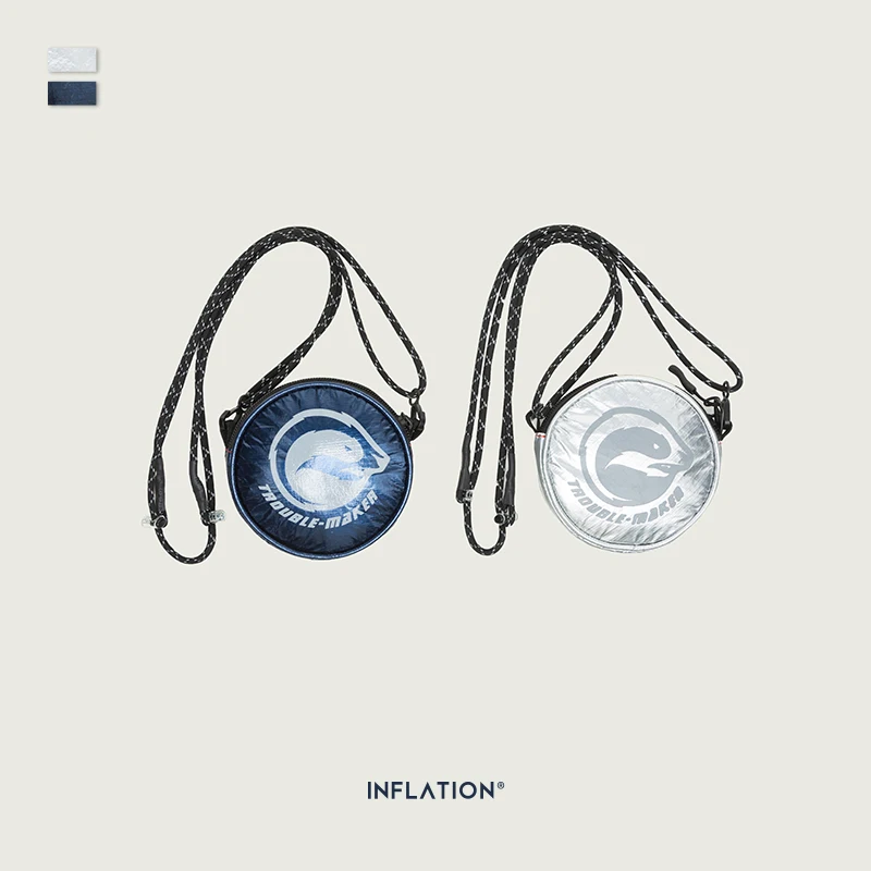 

INFLATION Fashion Crossbody Mini Bag Key Wallet Small Shop Purse Bags Bright Color Money Pouch Round Zip Shoulder Bags 235AI2019