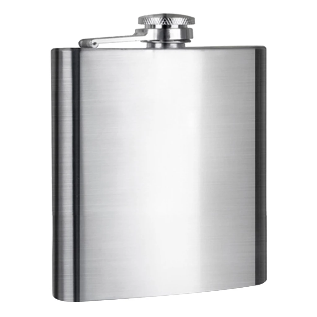 Outdoor Durable Portable Compact Pocket 7oz/198ml Stainless Steel Hip Flask
