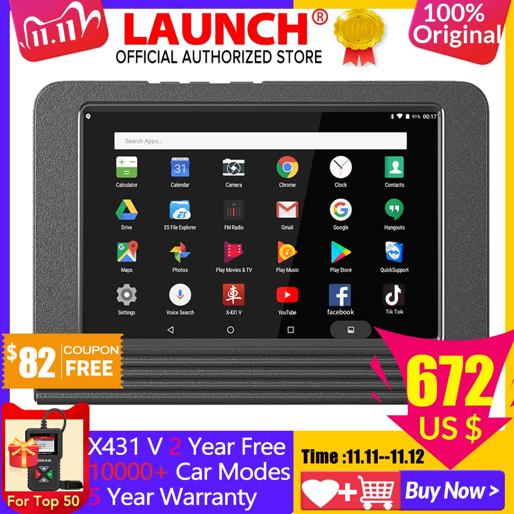 £603.91 Launch X431 V Full System Obdii Diagnostic Tool With 26Special