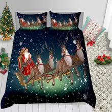 3D рождественское одеяло, односпальный Комплект постельного белья, двойной размер, подарок для детей, взрослых, влюбленных, Комплект постельного белья с наволочкой, чехол для кровати