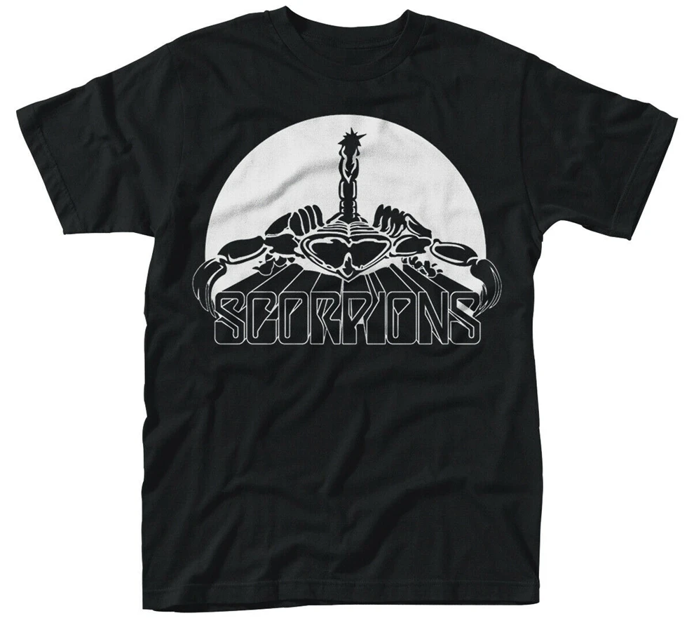 Scorpions Scorpion Logo Shirt S M L Xl Xxl 3Xl Tshirt Officl Rock Band T-Shirt Streetwear Funny Tee | Мужская одежда
