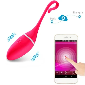 Smart Phone Wireless APP Control Flamingo Vibrator Vibe Vagina Kegel Ball Jumping Egg Magic G-spot Dildo Anal Plugs Clotoris Toy 1