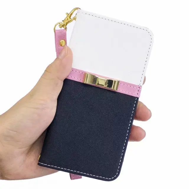 

JCOVRNI Fashion Women's Bow Flap Wallet Back Cover for iPhone11 11ProMax XSMAX with Stand Mirror for iPhone XS 7 8plus Case