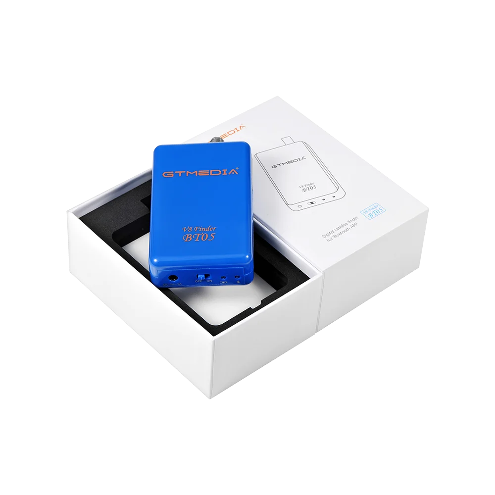 GTmedia V8 Finder BT05 Поддержка android и ios система 1080p bluetooth спутниковый искатель литий
