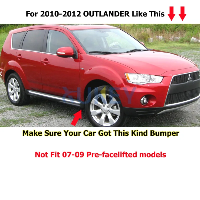 Для Mitsubishi Outlander 2010 2011 2012 спереди и сзади литой автомобиль брызговики брызговик крыло брызговиков