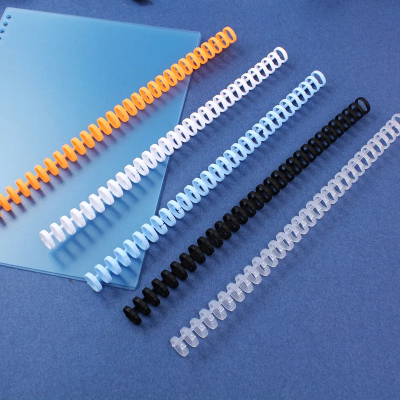 12mm30HolePlasticLooseLeafSpiralRingsMultifunctionalColorBindingCoilRingRecyclable