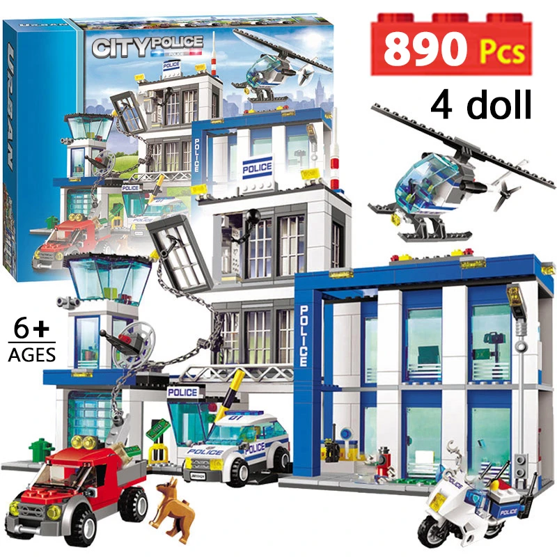 toy police station with jail