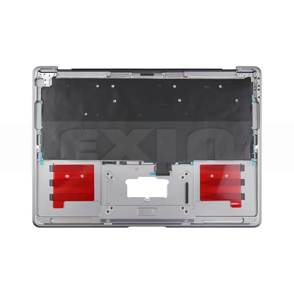 Macbook Air 13의 새로운 기능 2020 M1 A2337 키보드가 포함된 탑케이스 미국 영국 FR 프랑스어 DE 독일어 러시아어 스페인어 덴마크어 실버 그레이 골드