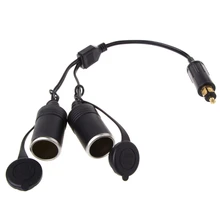 Двухпортовый ЕС штекер для BMW Hella Мотоцикл Зарядное устройство адаптер для автомобильного прикуривателя R2LC