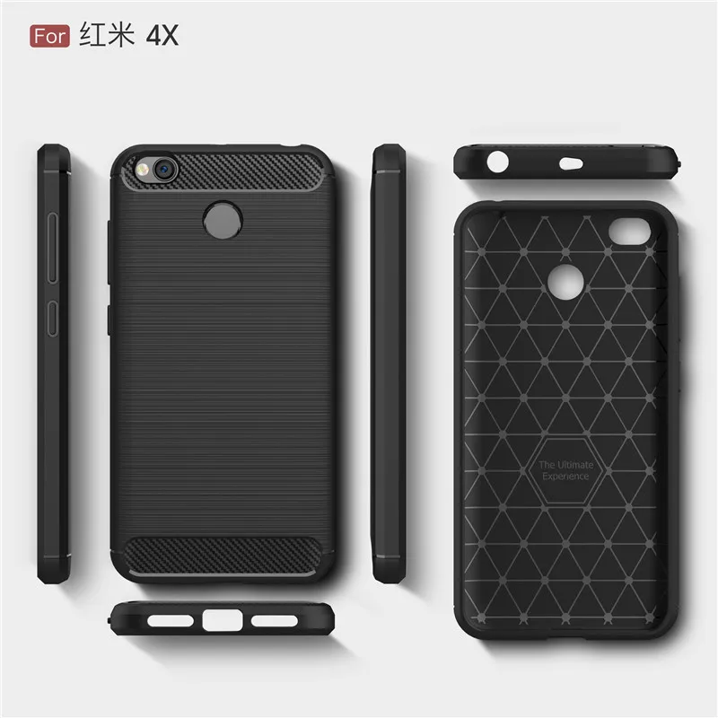 Мягкий чехол для Xiaomi Redmi 4X, чехол s, силиконовый, ТПУ, противоскользящий, задняя крышка для телефона, для Xiaomi Redmi 4X, чехол, броня