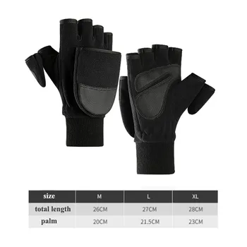 

High Quality Fleece Durable Wear-resistant PU leather Gloves Winter TouchScreen Windstopper Gloves Ski Snowboard Thermal Gloves
