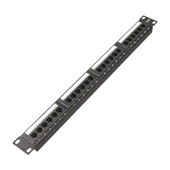 

rj45 network patch panel Straight-through distribution frame network cable adapter Ethernet patch panel Without stand
