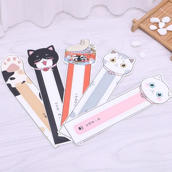 

Lovely Cartoon Cat Bookmark Beautiful Pattern Postcard Heavyweight Paper Card Q6PA