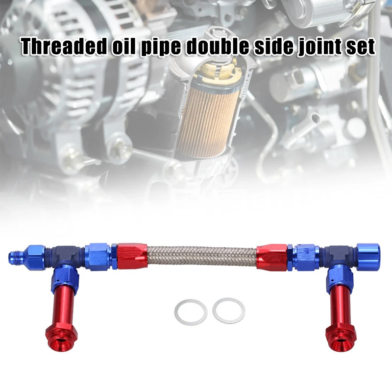 Carb Braided Fuel Line 8 Braided Stainless Steel Carburetor Dual Inlet