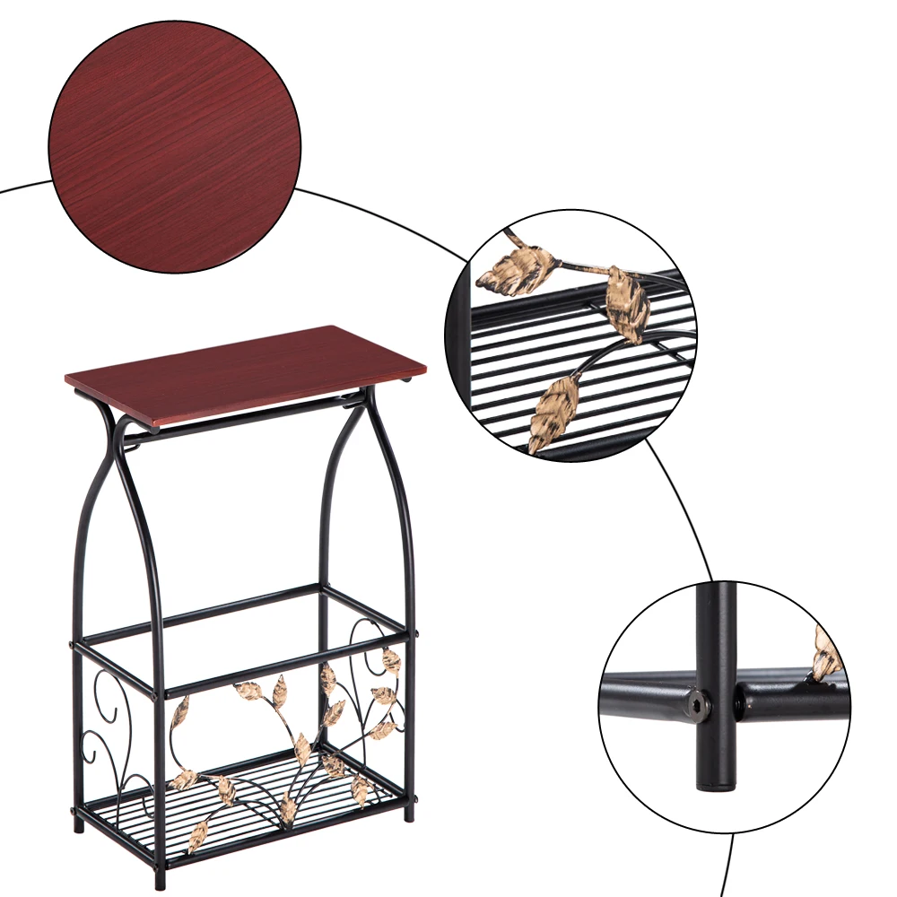 

(37 x 20 x 57)cm Multifunctional Bathroom Table / Interior Side Table Tissue Magazine Rack A