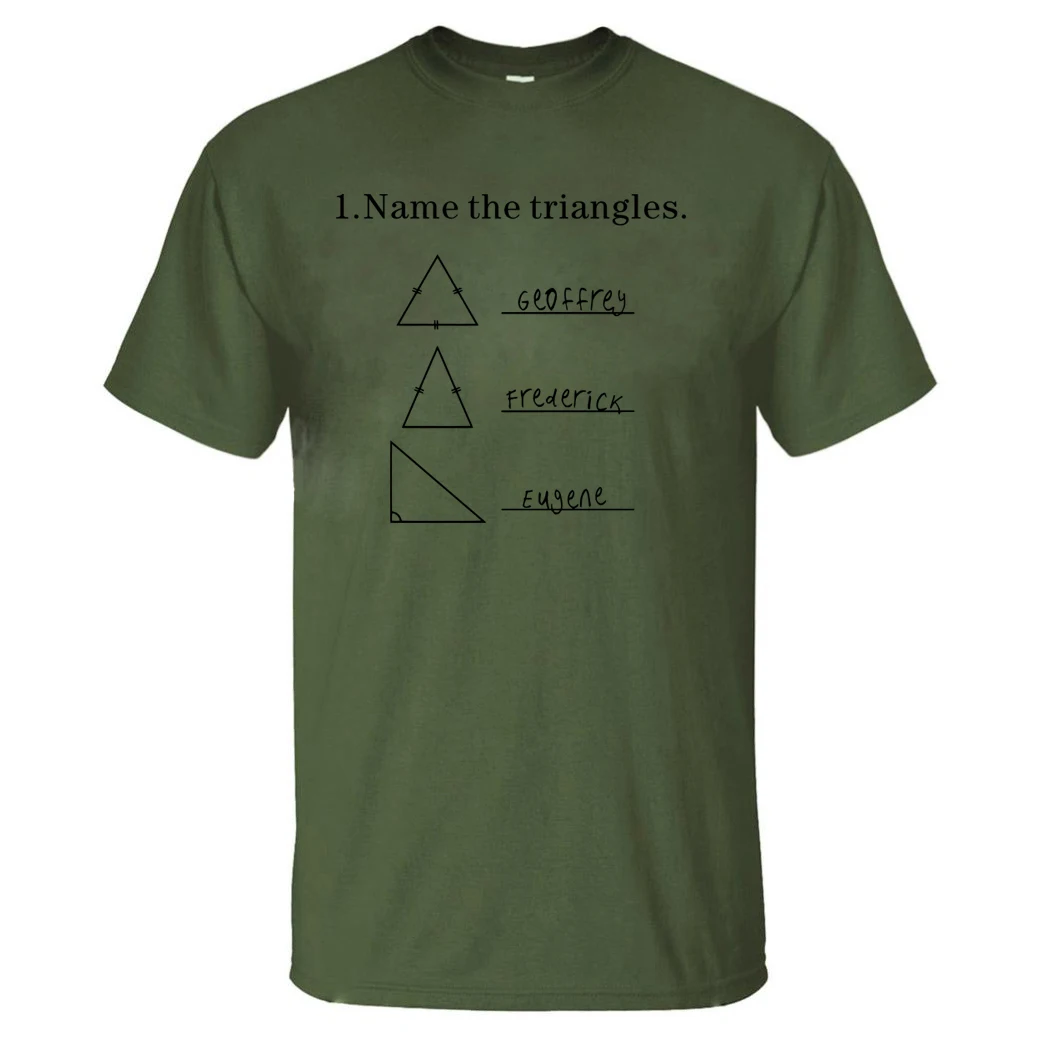 Наука рубашка способный преодолевать Броды для взрослых Name The Triangles