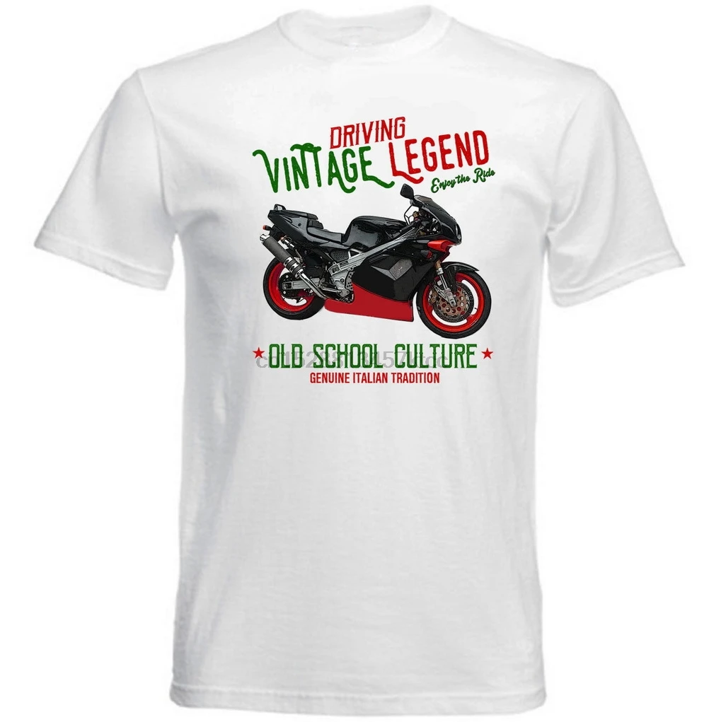 Винтажный итальянский мотоцикл LAVERDA формула Спорт 750 новые хлопковые топы