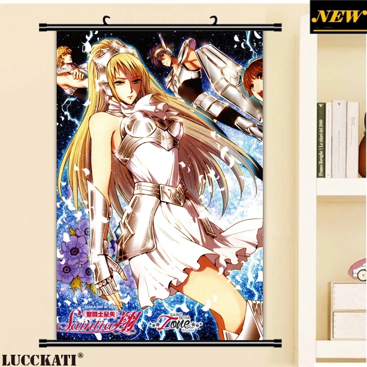 40X60 см sainto Seiya "Рыцари зодиака" Seinto Seiya cameltoe мультфильм аниме Настенная картина плакат прокрутка холст живопись