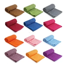 Мягкий коврик для йоги, нескользящий коврик для полотенец, ПВХ, с принтом цветка сливы, товары для фитнеса и йоги c