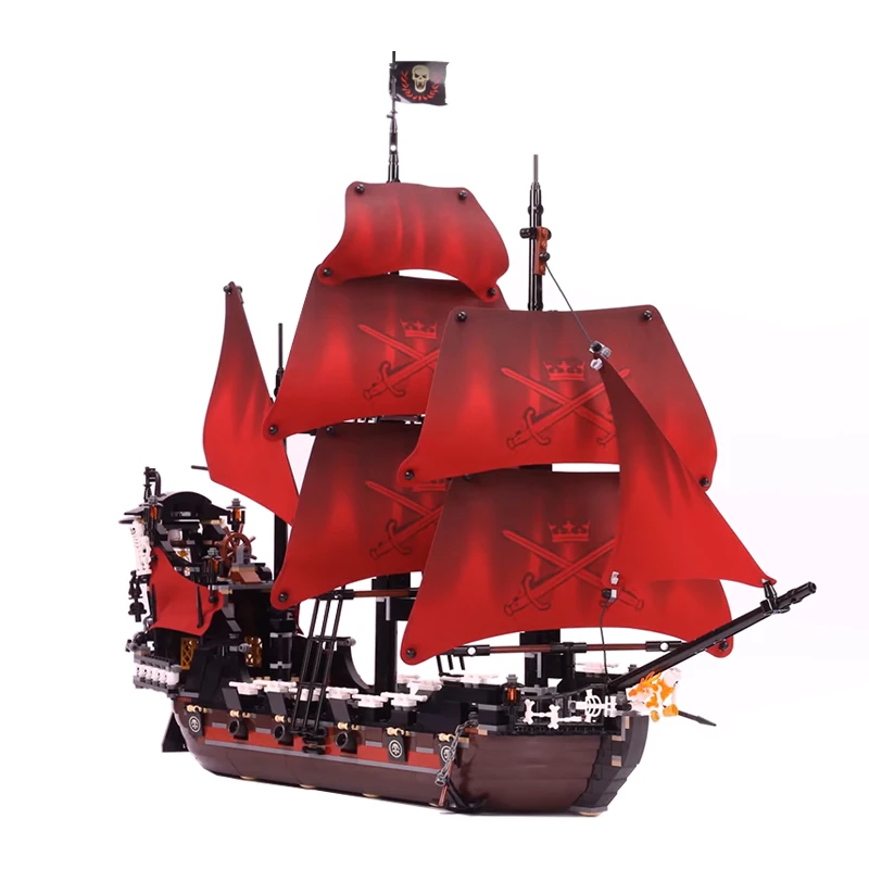 

16009 16006 pirates of the caribbean ship Building Blocks Compatible Legoinglys 4184 4195 Self-Locking Bricks Children Toys Gift