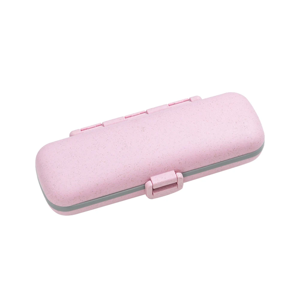 

Portable Travel Weekly Pill Box Medicine Tablet Holder Case Double-Layer Container Splitter Pill Organizer