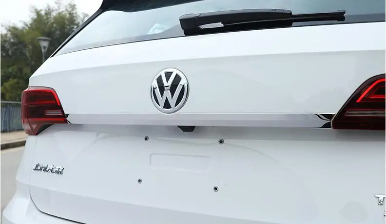 Применяется только для Volkswagen tharu Автомобильный багажник отделка внешняя Модифицированная нержавеющая сталь отделка Хвостовая крышка аксессуары