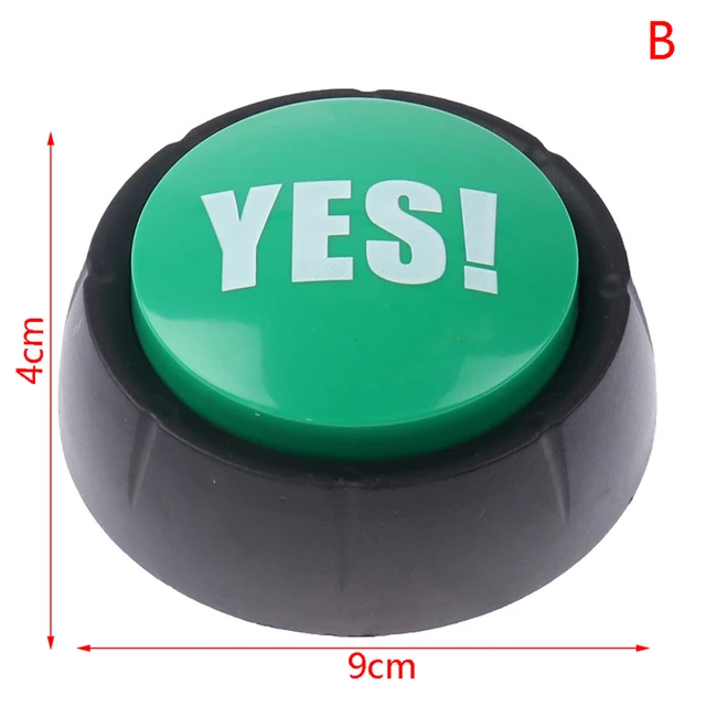 Respond to phone Bullshit Buttons Maybe No Sorry Yes Sound Button Toys Home Office Party Funny Gag Toy For Kids Adult Toy Gifts 6