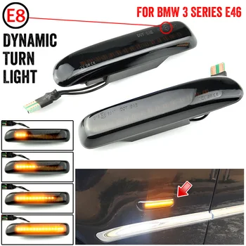 

2x Flowing Turn Signal Light Dynamic LED Side Marker Light 12v Side Repeater Lamp For BMW E46 3er Limo Coupe Compact Cabriolet