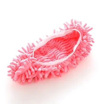 

Floor Cleaning Lazy Shoe Cover Mopping Shoe Cover Lazy Shoe Cover Wiping Slipper Cover Mop Headgear Single Chenille Fiber