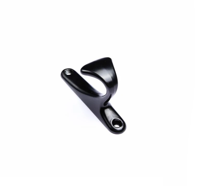 Aluminum hook Американский современный стиль черные ручки шкафа Твердый алюминиевый сплав кухонный шкаф ручки для выдвижных ящиков оборудование для обработки мебели - Цвет: Aluminum hook