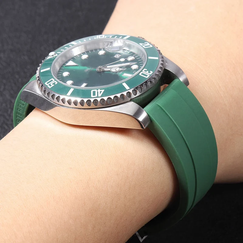 Cinturino per Rolex SUBMARINER eyewear tmaster daymf cinturino in Silicone  impermeabile accessori per orologi catena per cinturino in gomma -  AliExpress Watches