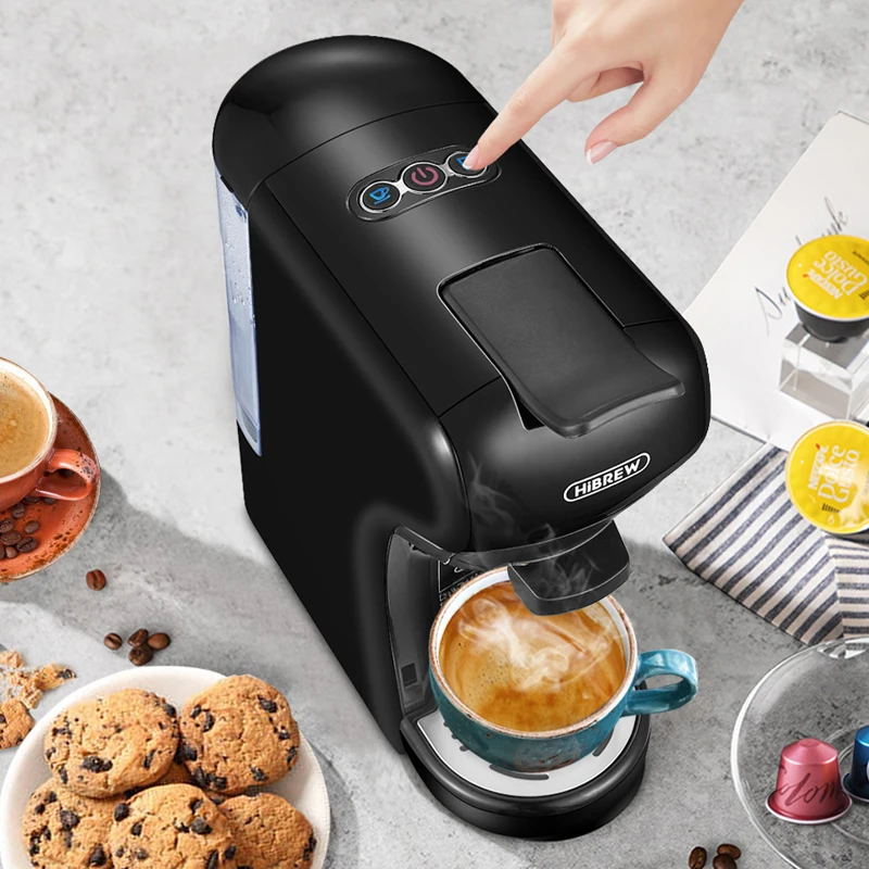 HiBREW 19 бар 3 в 1 и 4 несколько капсула кофе Эспрессо машина Капсульная Кофеварка