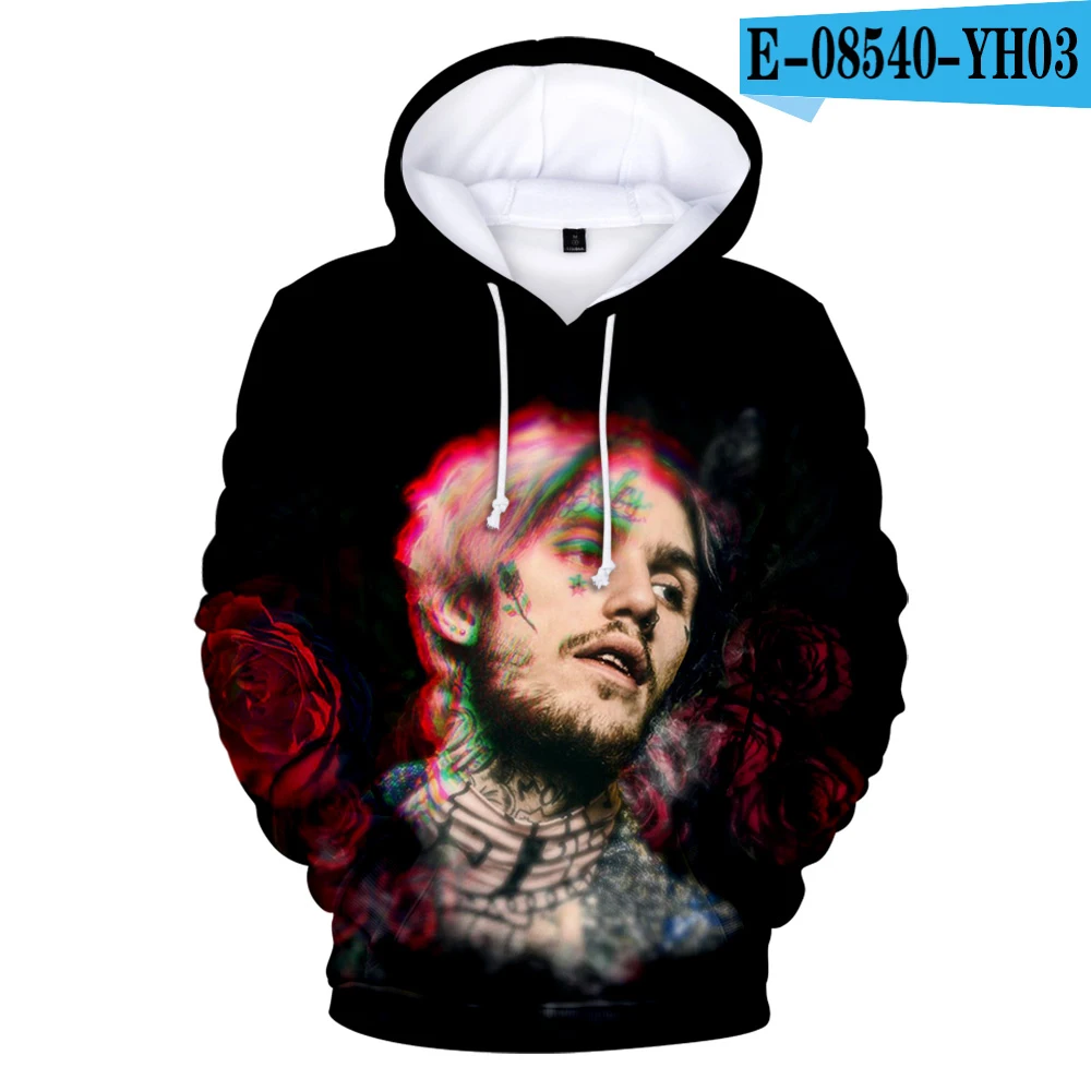 3D Lil Peep толстовки Love lil. peep толстовки с капюшоном пуловеры мужские/женские осенние зимние уличные толстовки - Цвет: 3D