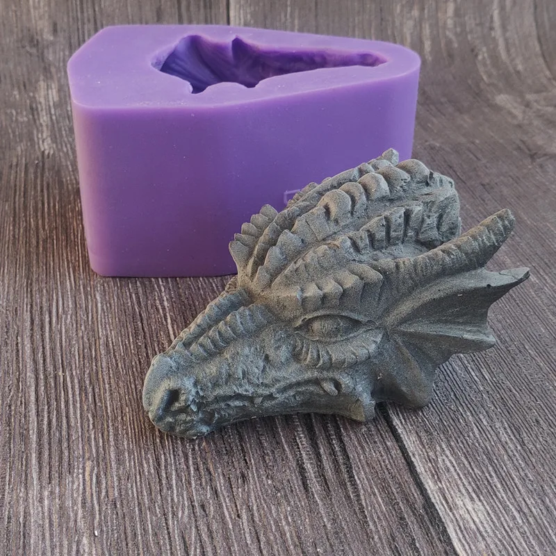 2023 Hot Sale Large Dragon Shape Silicone Mold Candle Mould Resin Concrete  Plaster Fantasy Style Dragon Tools - AliExpress