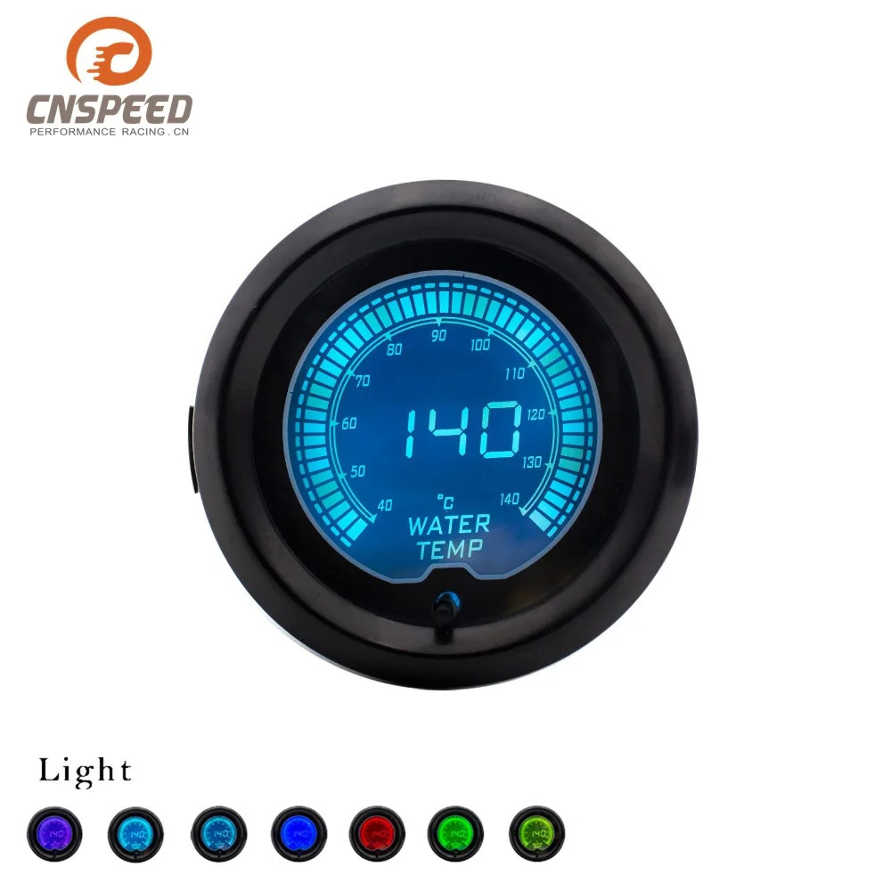 

Car Modified Instrument Water Thermometer Evo Liquid Crystal Digital Display 7 Color Water Thermometer Automobile Instrument