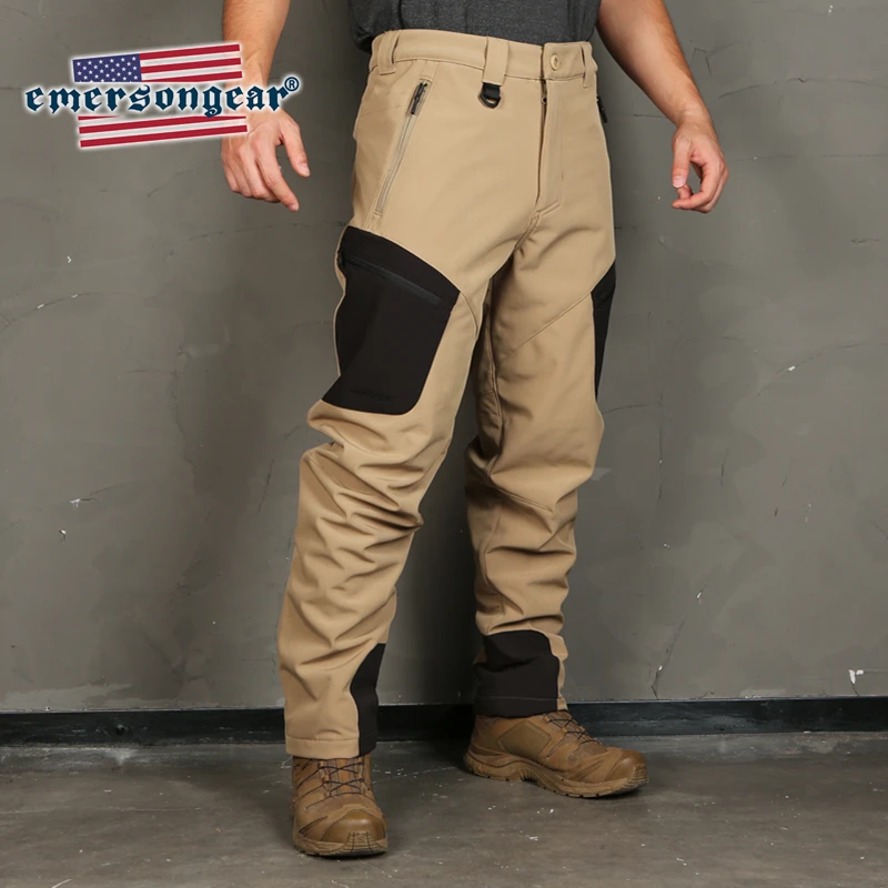 KH Emersongear уличные спортивные треккинговые брюки быстросохнущие дышащие походные альпинистские походные водонепроницаемые теплые зимние брюки - Цвет: KH