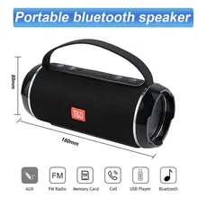 Tg116c 40w ao ar livre portátil sem fio bluetooth alto-falante barra de alta potência coluna som subwoofer centro música boombox rádio estéreo 3d