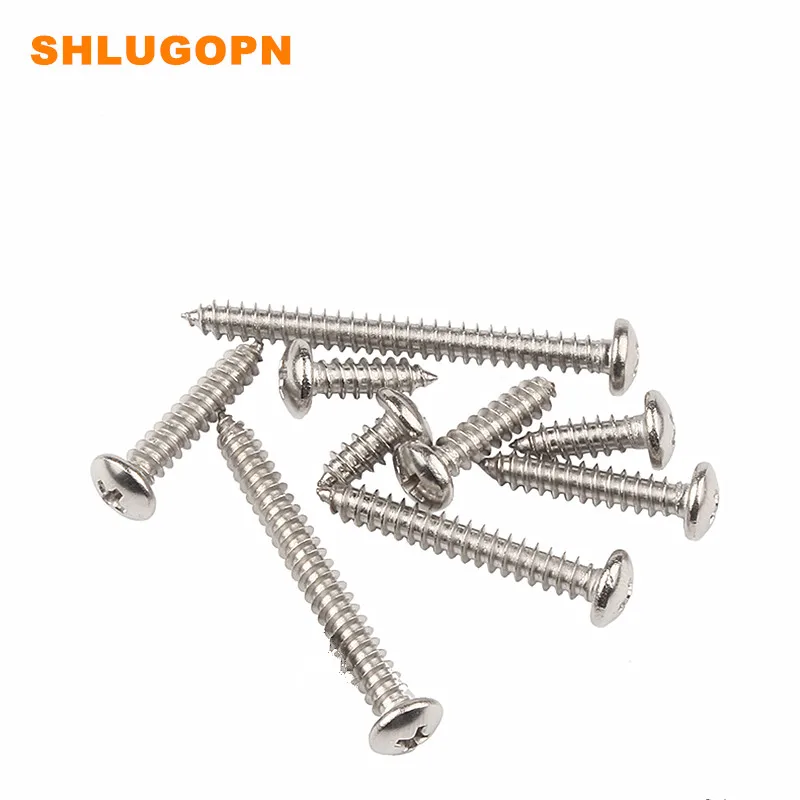 50PCS PRICE STAINLESS STEEL PAN HEAD CROSS SELF-TAPPING SCREW WOODEN USE SMALL | Строительство и ремонт