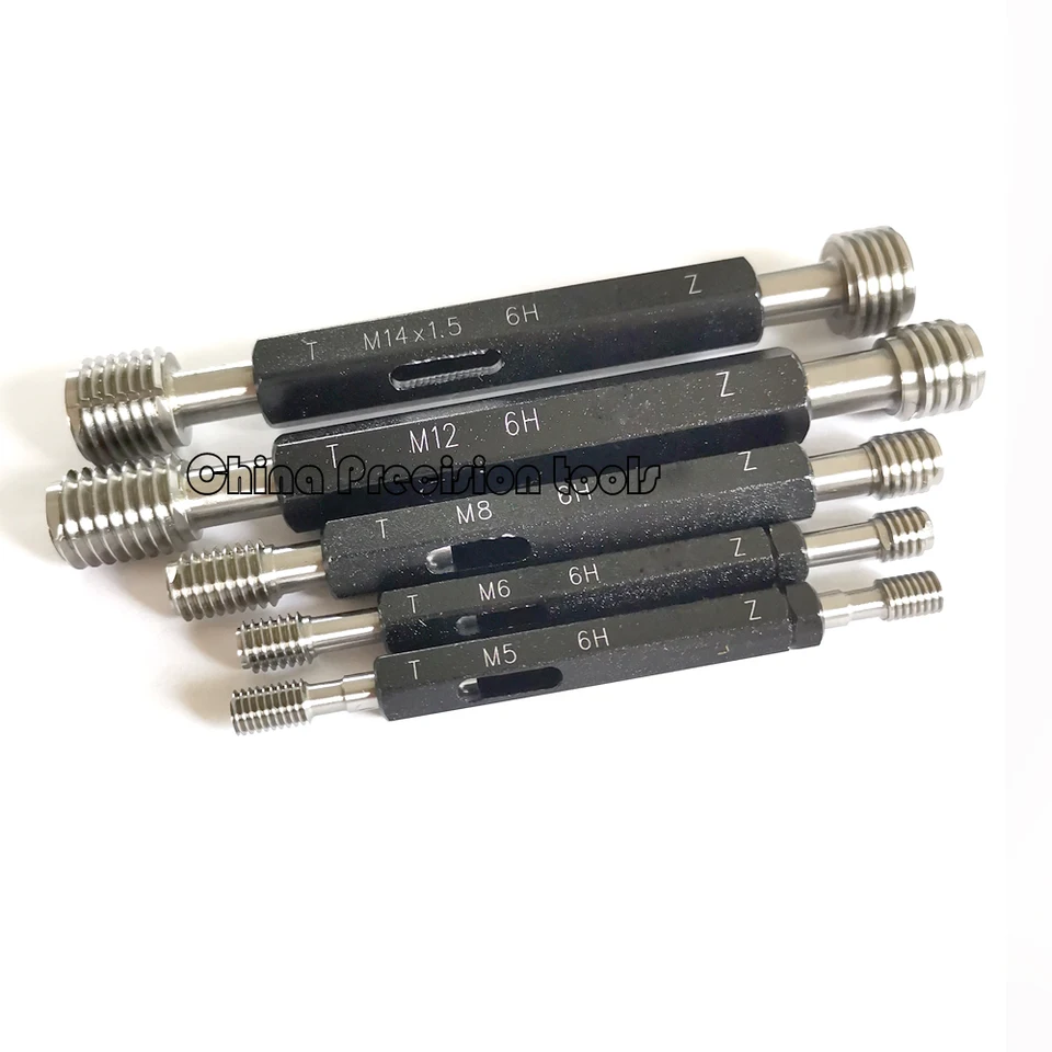 Metric Thread Plug Gauge Set - M1.6 To M2.3 Steel Thread Measurement Tools