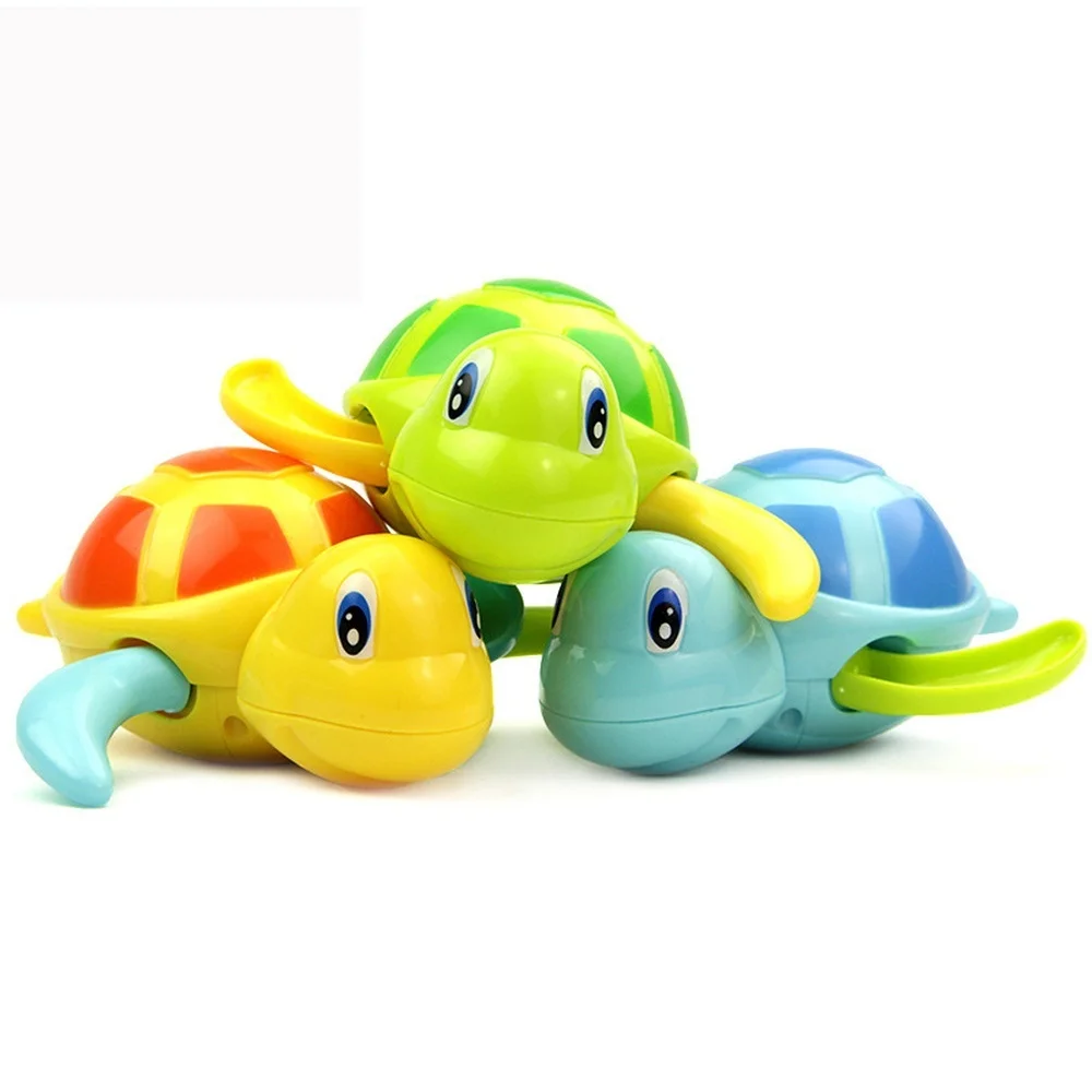 Детская игрушка для купания, маленькая черепаха, игрушечный часовой механизм, игра в воду, игрушка для ванной, для детей, для мальчиков и девочек