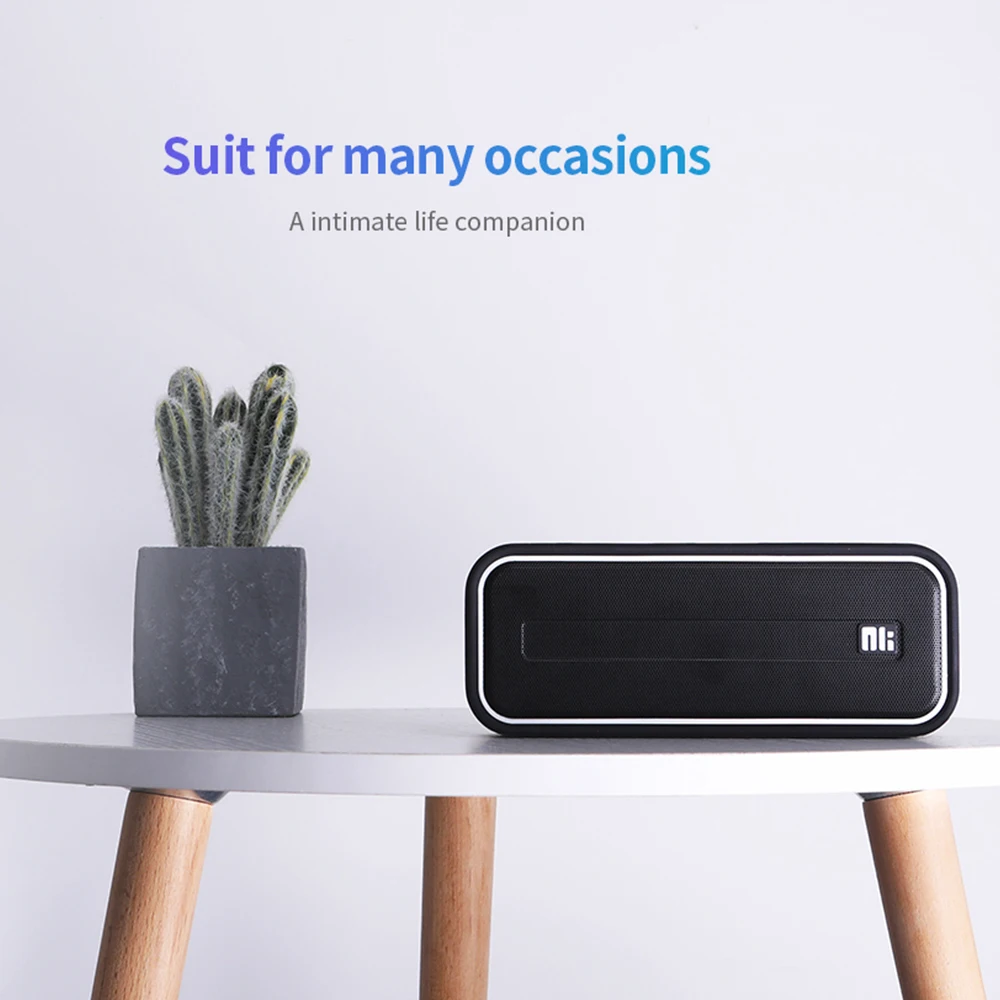 NILLKIN Bluetooth динамик Портативный беспроводной громкий динамик s стерео бум BassMusic surround IPX 7 водонепроницаемые напольные колонки коробка