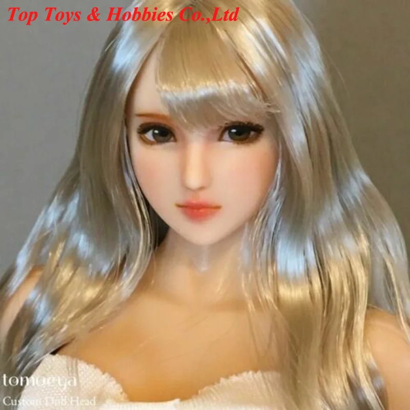 

1/6 Lovely Girl Head Sculpt Fit 12'' Obitsu/PH/HT/UD Female Action Figure Model in stock