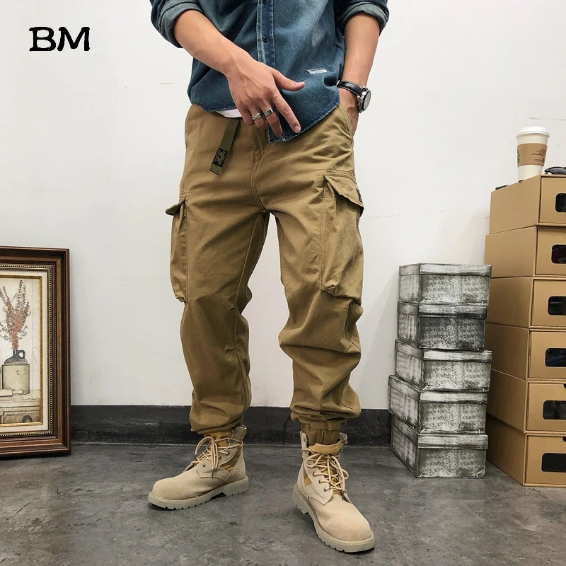 High Quality Cotton Military Joggers Men Streetwear Tactical Pants Fashion With Belt Cargo Pants Army Trousers Harajuku Clothes High Quality Cotton Military Joggers Men Streetwear Tactical Pants Fashion With Belt Cargo Pants Army Trousers Harajuku Clothes