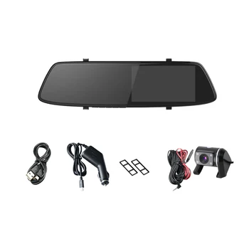 

HD 1080P 4.3"Video Recorder Dash Cam Rear View Mirror Car Camera DVR