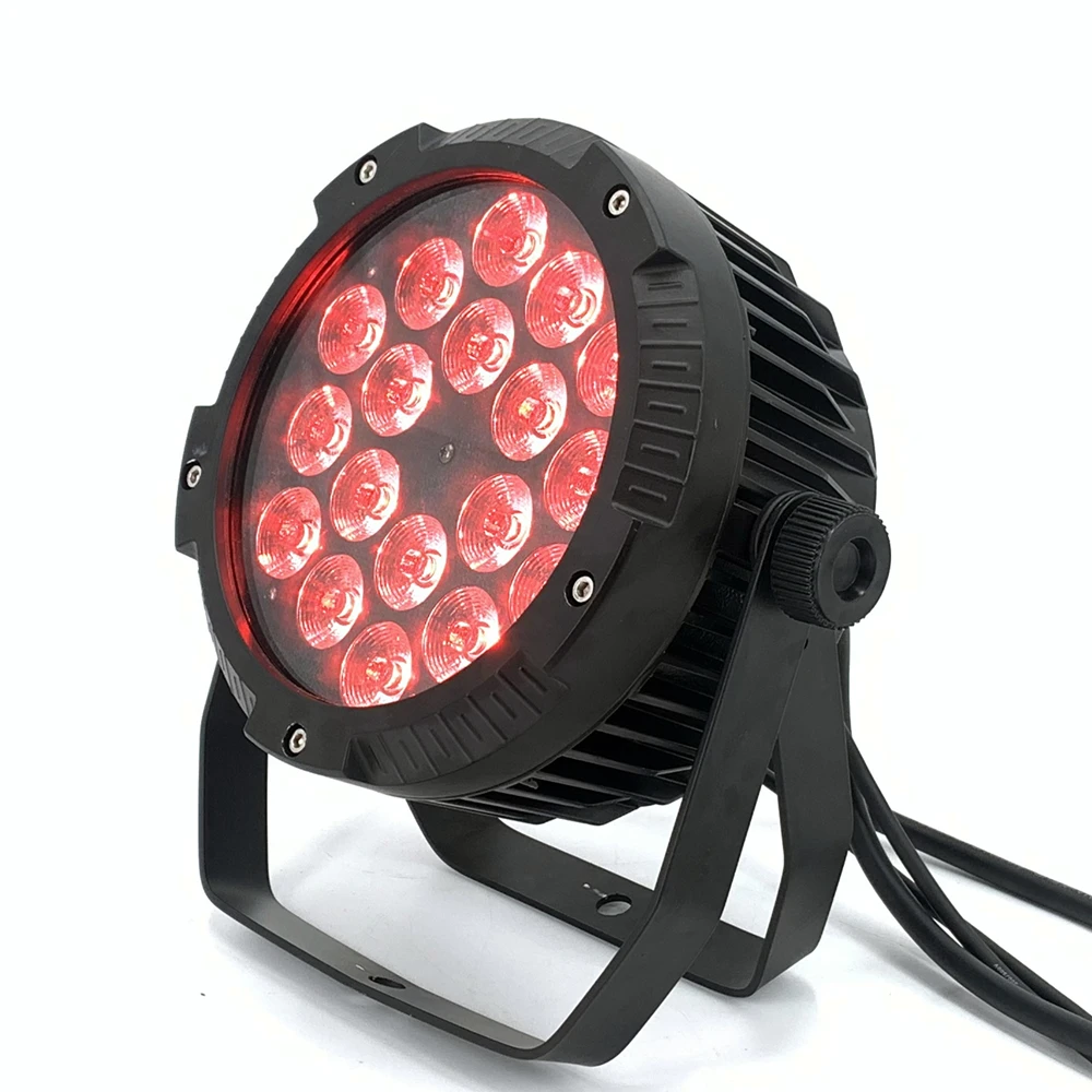IP65 водонепроницаемые 18x12 Вт светодиодные лампы Par RGBWA УФ огни 6 в 1 dj DMX512 управление
