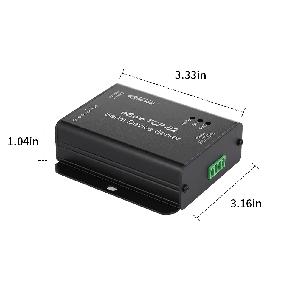 

Hot TCP module eBOX-TCP-02 Serial Port Networking Server Ethernet Convert Module Serial port For Solar Controller And Regulator