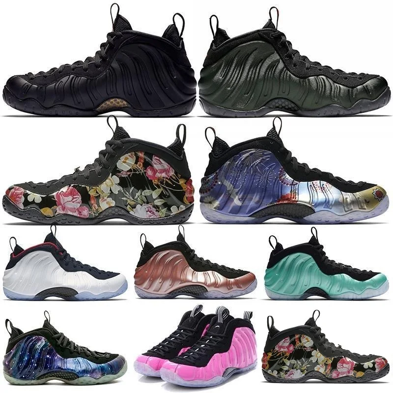 2019 Penny Hardaway Мужские баскетбольные кроссовки CNY цветочный флис Habanero красный