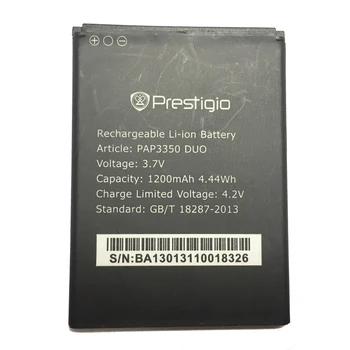 

For Prestigio MultiPhone PAP3350 DUO PAP 3350 Li-polymer Replacement Battery 1200mAh with Track Code
